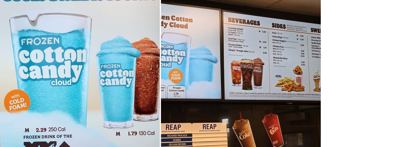 Burger King Menu