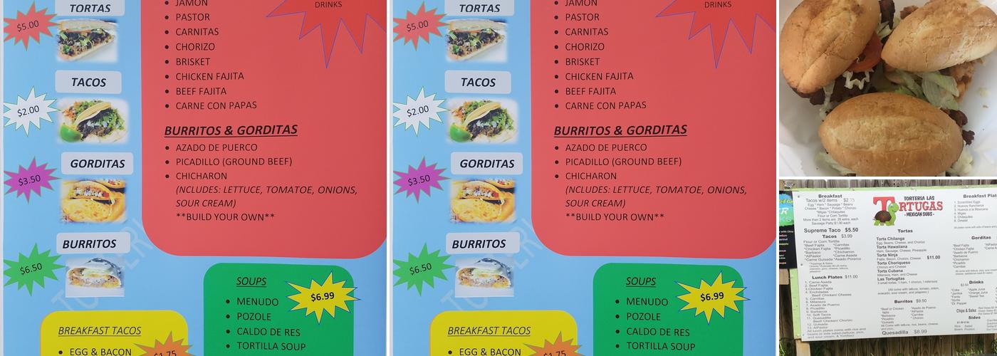 Las Tortugas Menu