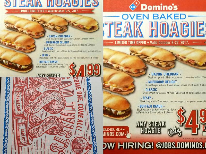 Domino's Pizza Menu