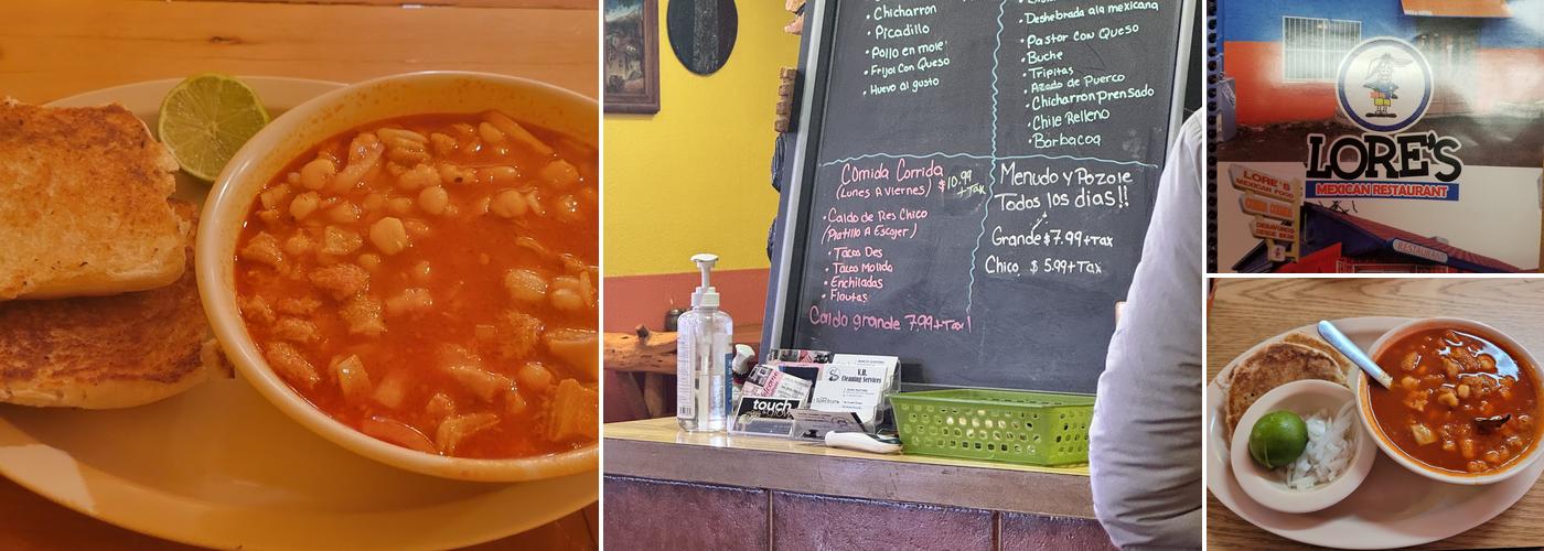 Burritos Lore's Menu