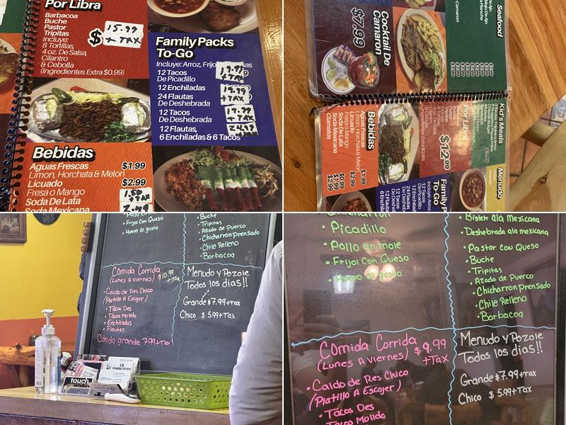 Burritos Lore's Menu