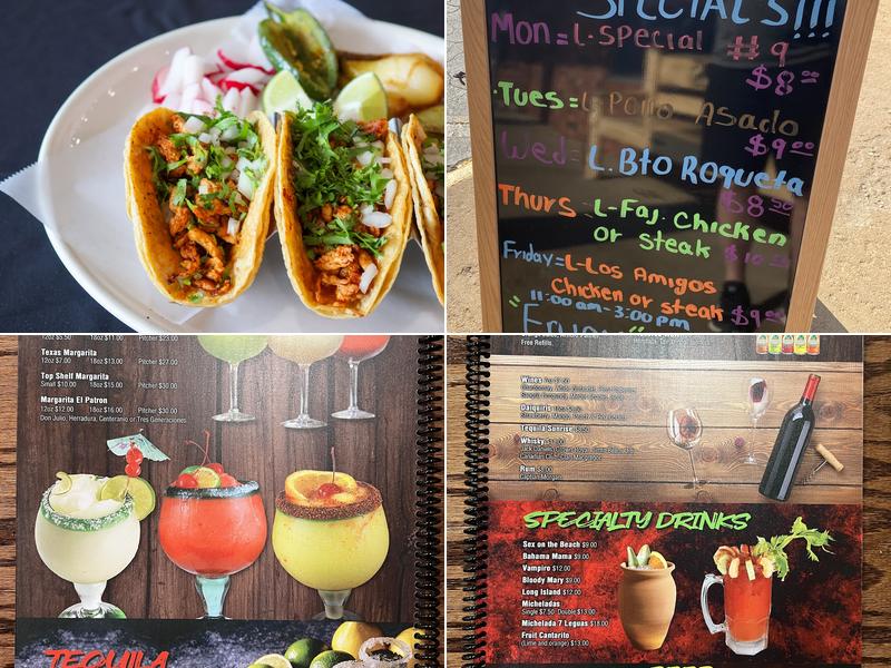 7 Leguas Mexican Restaurant Menu