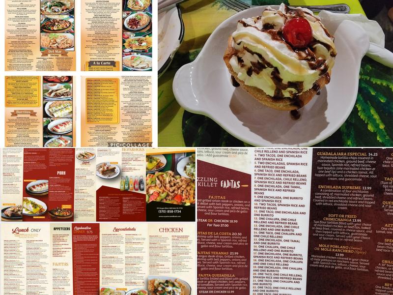 Rey Azteca Menu