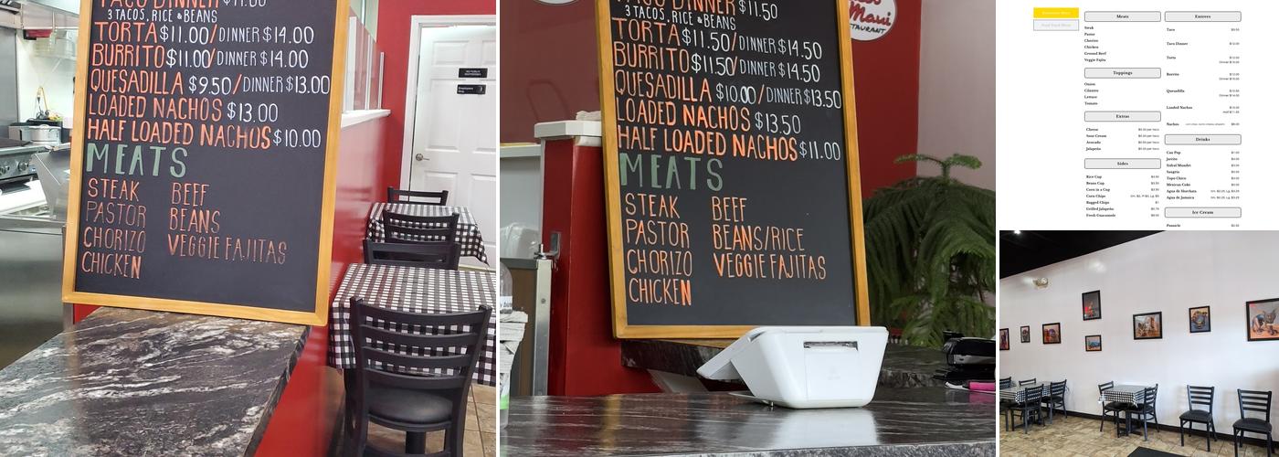 Tacos Maui Menu