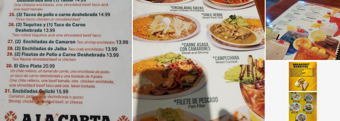 TACO GIRO Menu