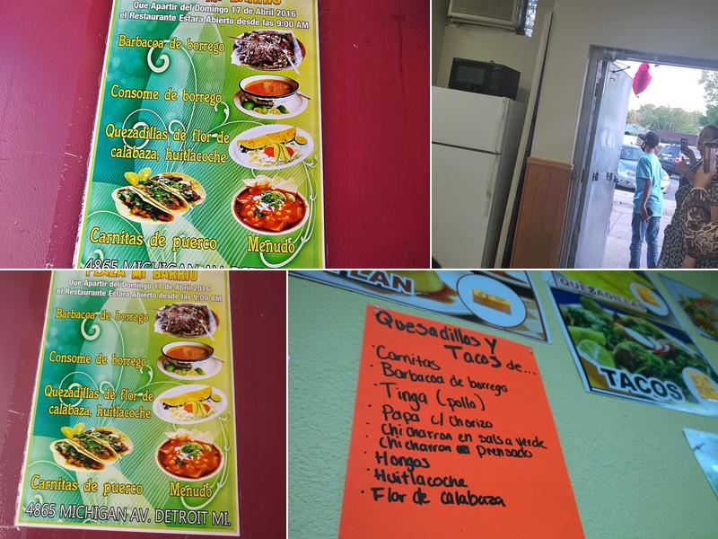 Mi Barrio Plaza Menu