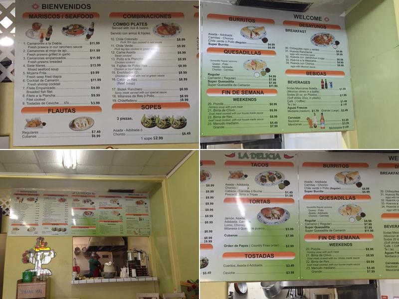 Arteaga’s Mercado y Carniceria Menu