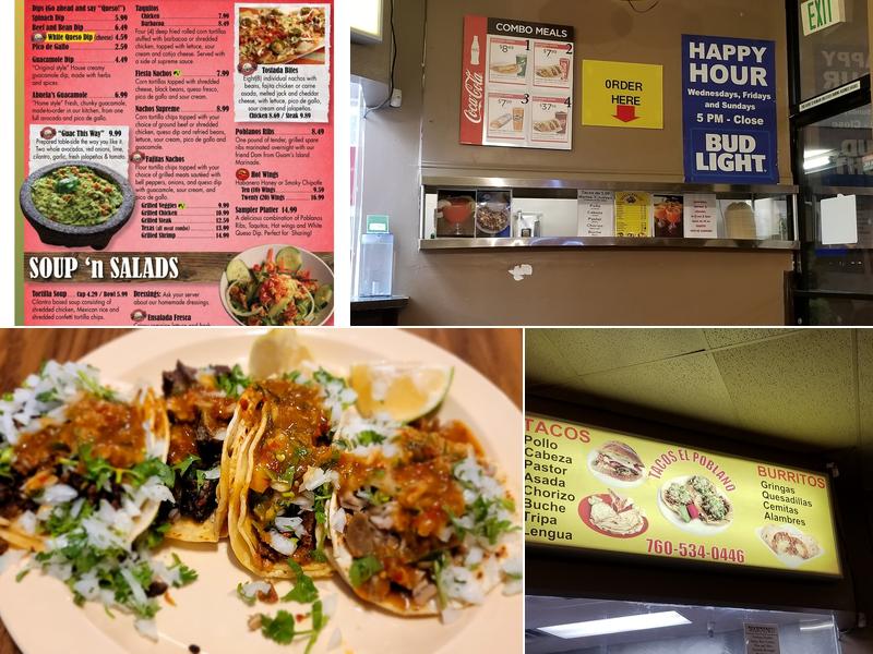 Tacos El Poblano Menu