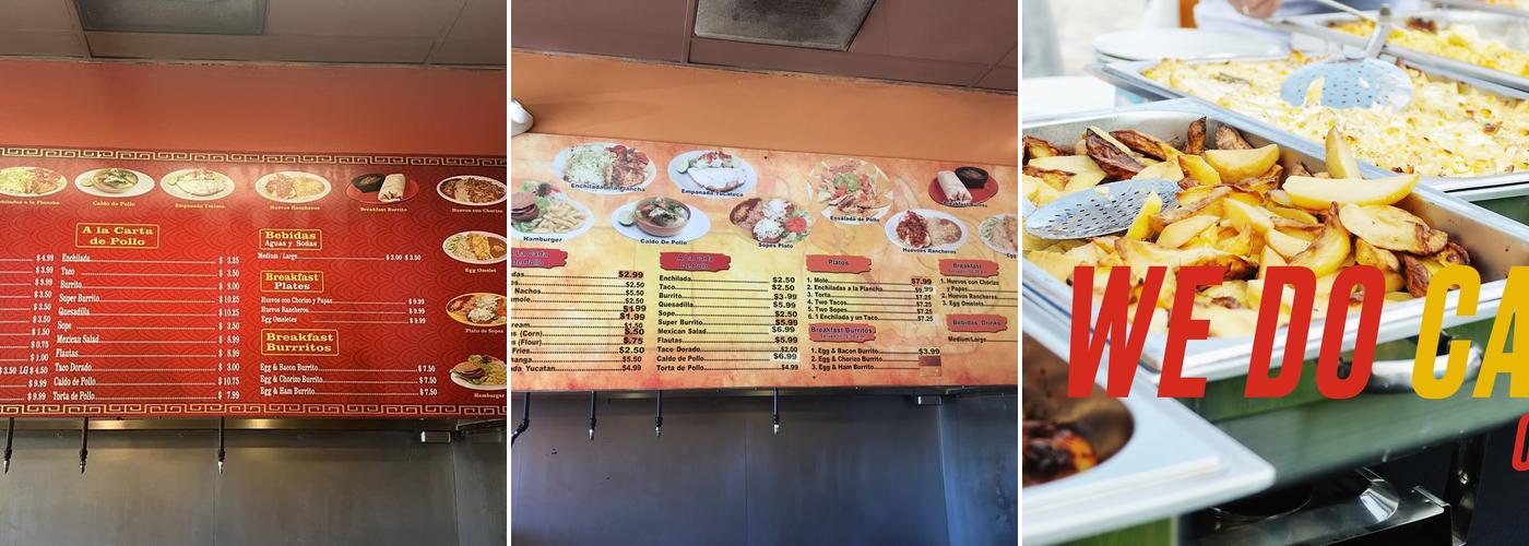 Casa del Pollo Best Chicken in Town Menu