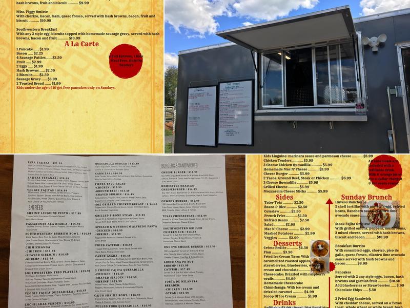 Two Brothers Southwestern Grill Menu