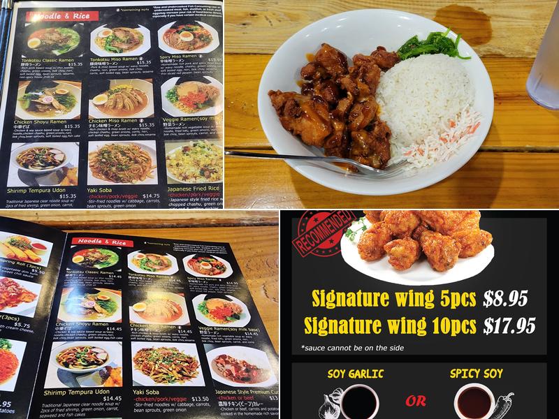 Takara Ramen Henrico Menu