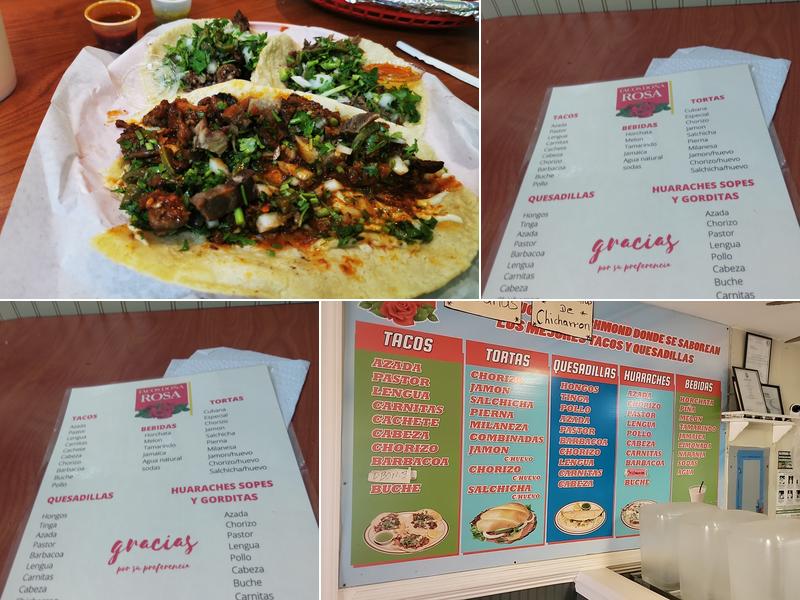 Tacos Doña Rosa Menu