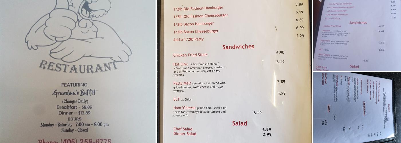 Fat Rooster Menu
