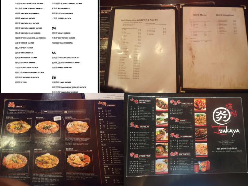 Hot Pot & BBQ Menu