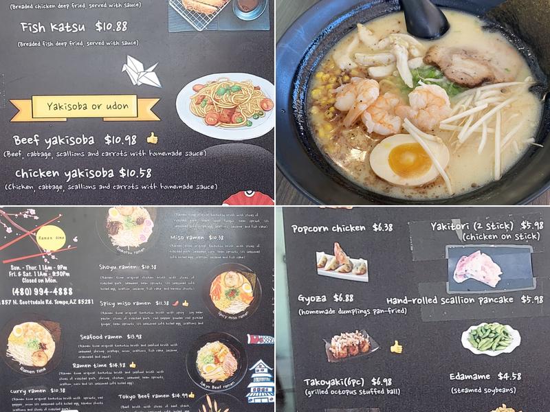 Ramen Time Menu