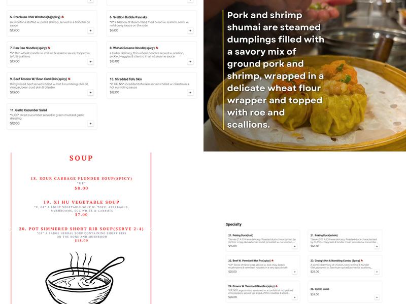Peter Chang Menu