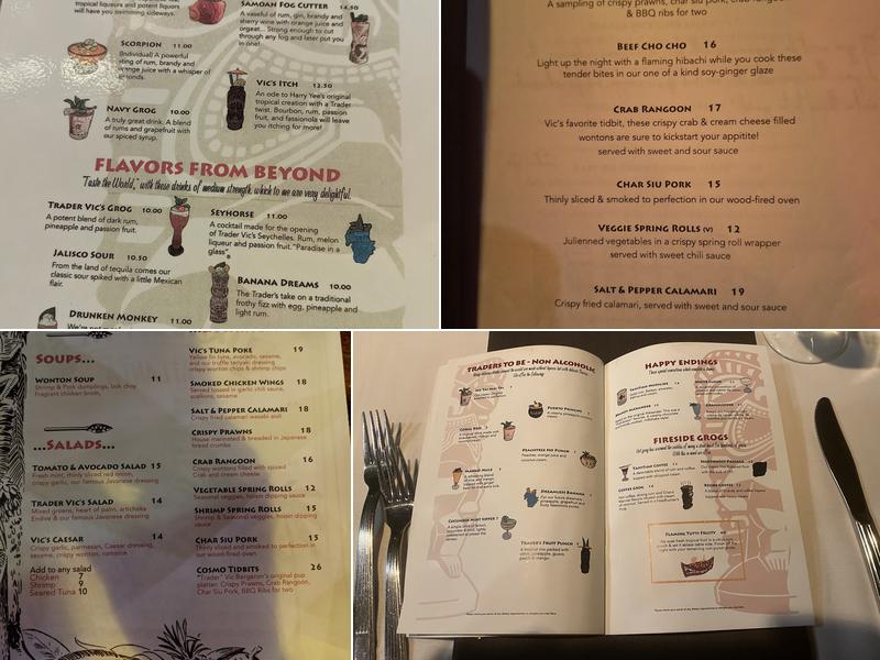 Trader Vic's Atlanta Menu