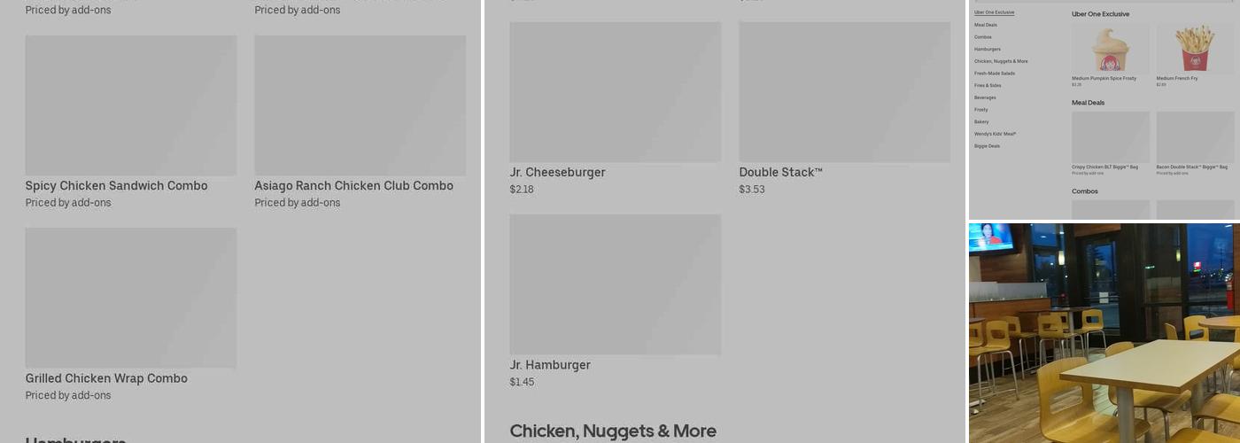 Wendy's Menu