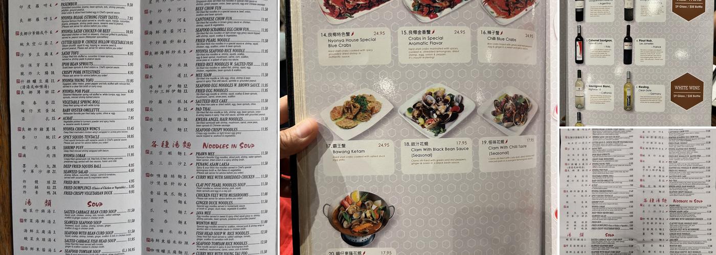 Nyonya Menu