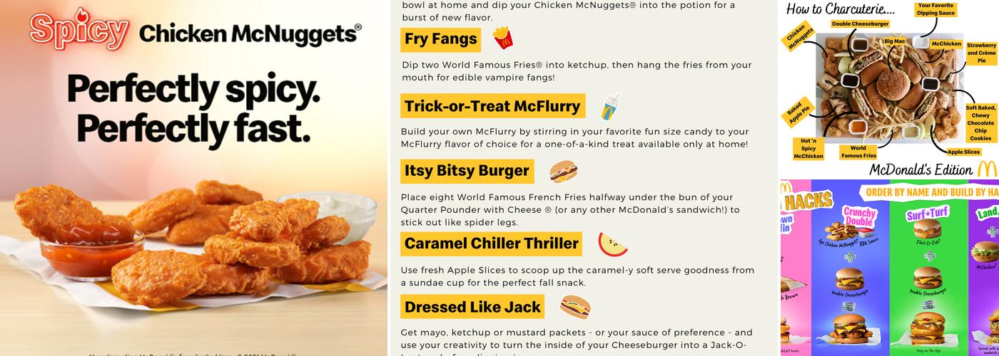 McDonald's Menu