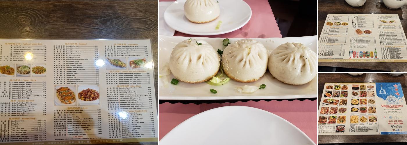 China Gourmet Restaurant Menu