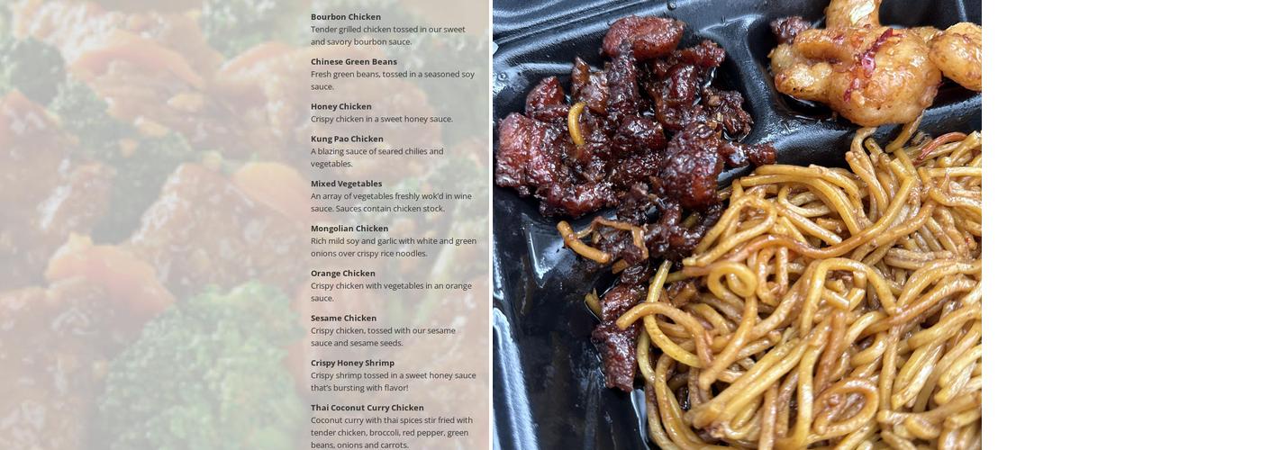 Pei Wei Asian Express Menu