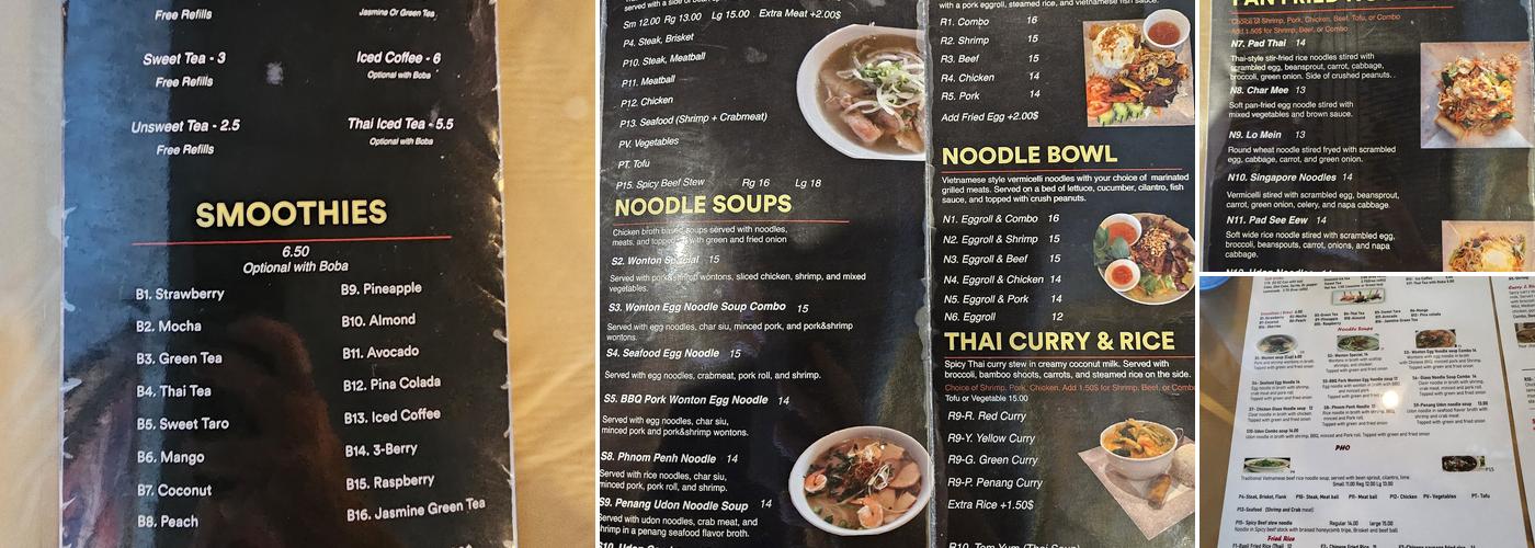 Noodles & Grill Menu