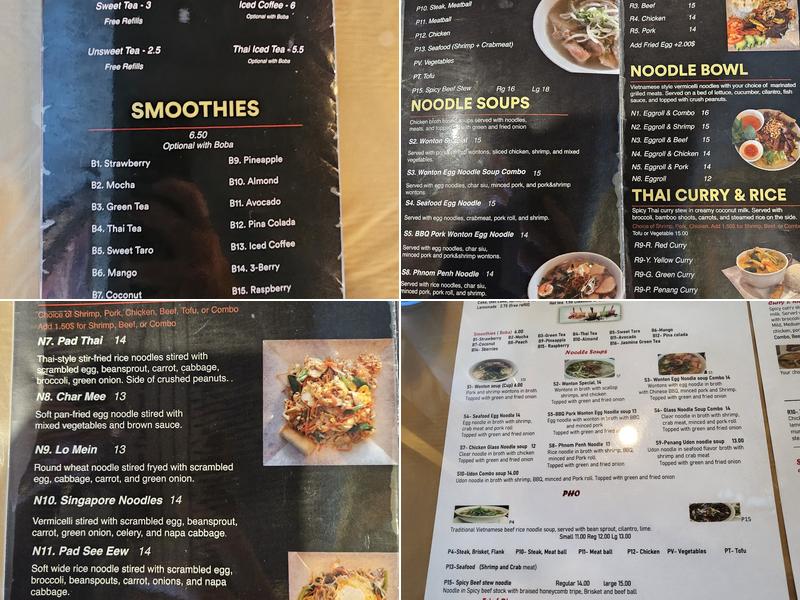 Noodles & Grill Menu
