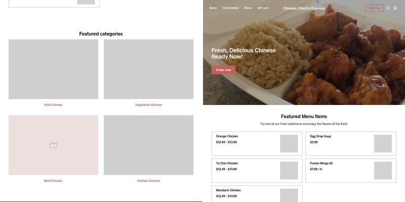 Chinese Chinh’s Express Menu