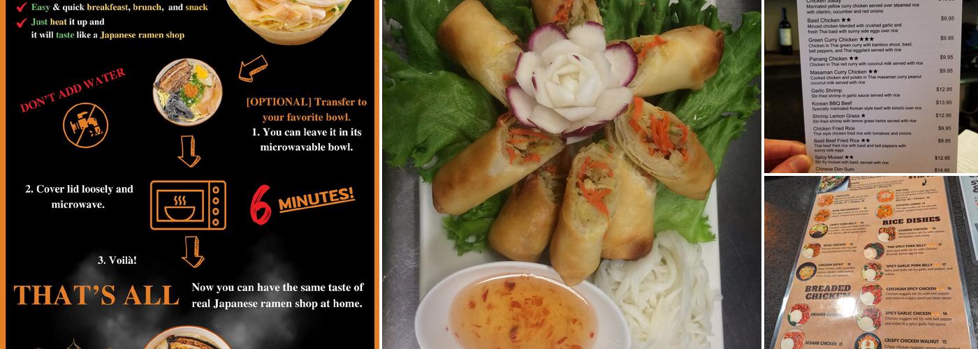 Asia Fusion Restaurant Menu