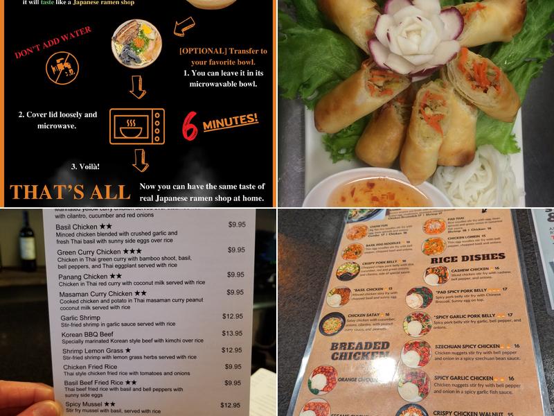 Asia Fusion Restaurant Menu