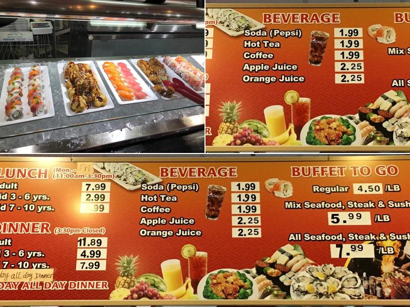 Ichiban Hibachi Supreme Buffet INC. Menu