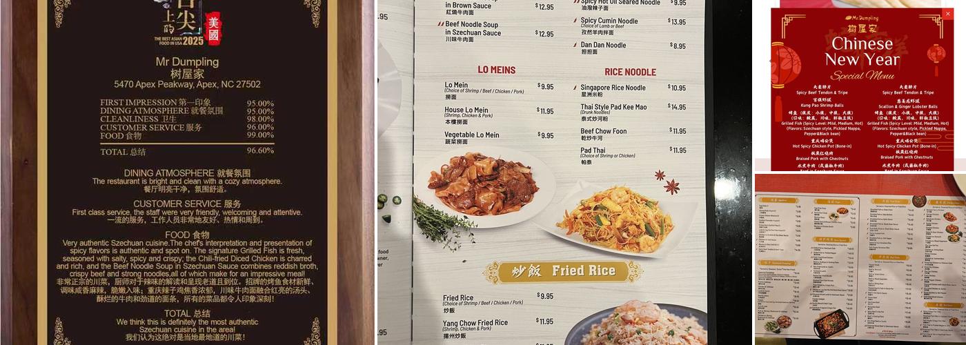 Mr. Dumpling Menu
