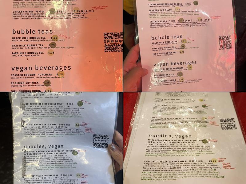 Very Fresh Noodles Menu