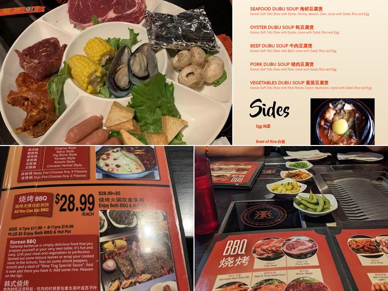 Nine Ting - Chinatown Menu