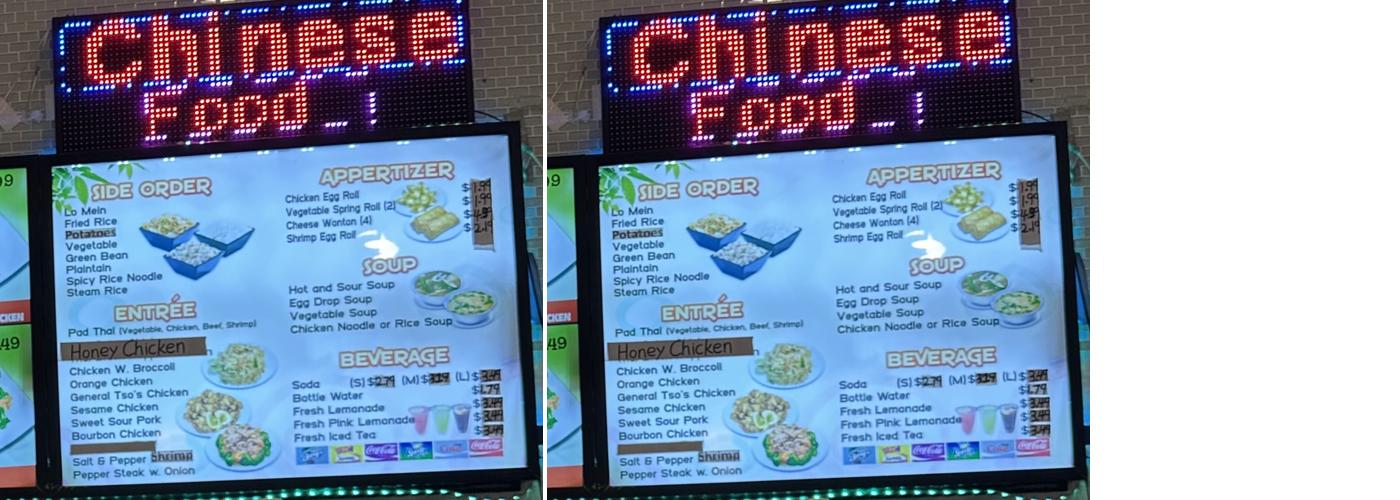 Ruby Thai Kitchen Menu