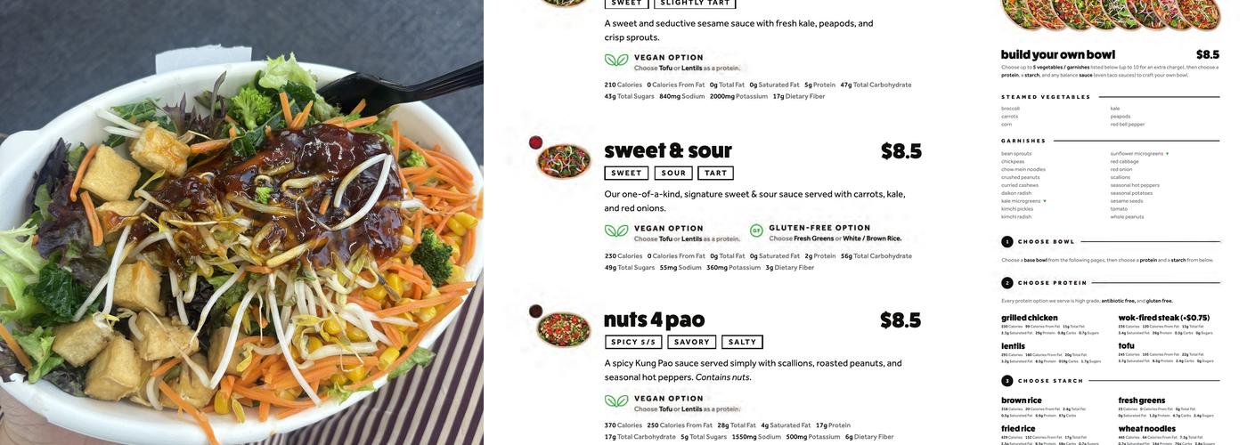 Balance Pan-Asian Grille Menu