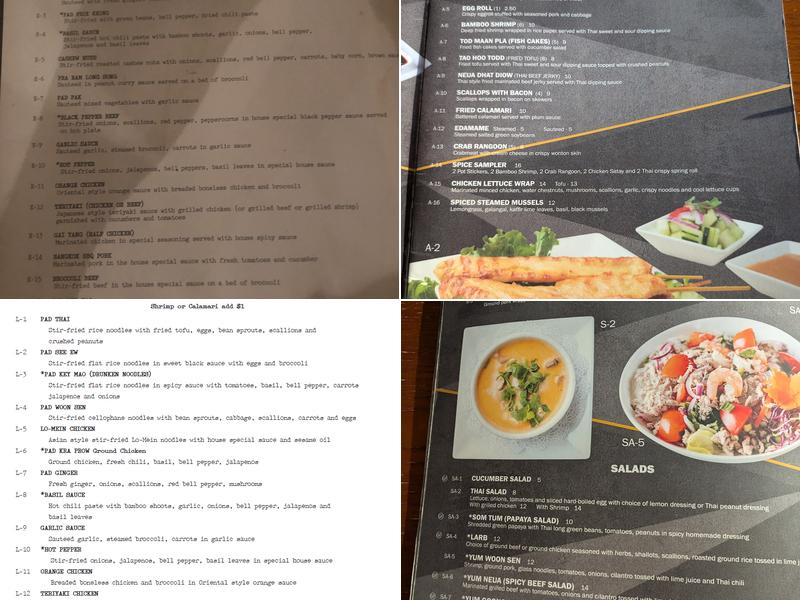 Spice Menu