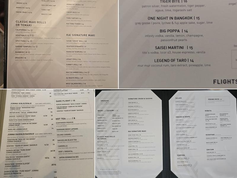KĀI Menu