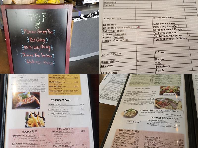 Yama Izakaya & Sushi Menu