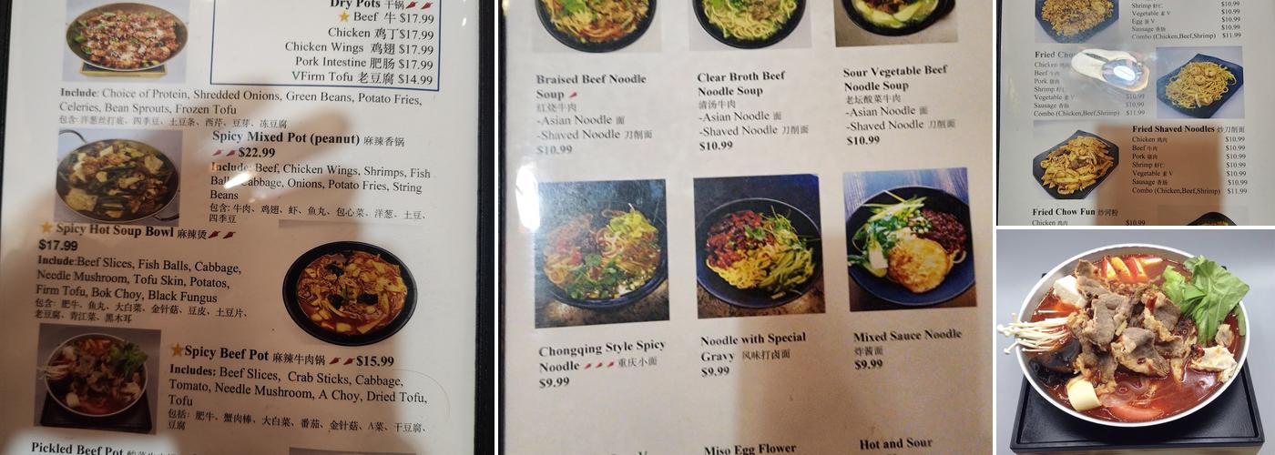 Chopstix Chinese Cuisine Menu