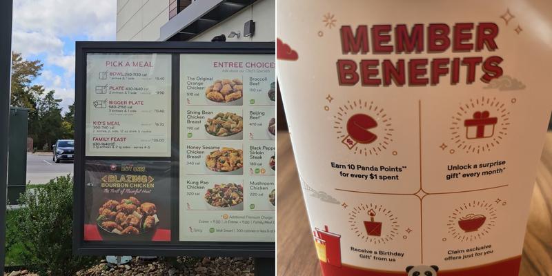 Panda Express Menu