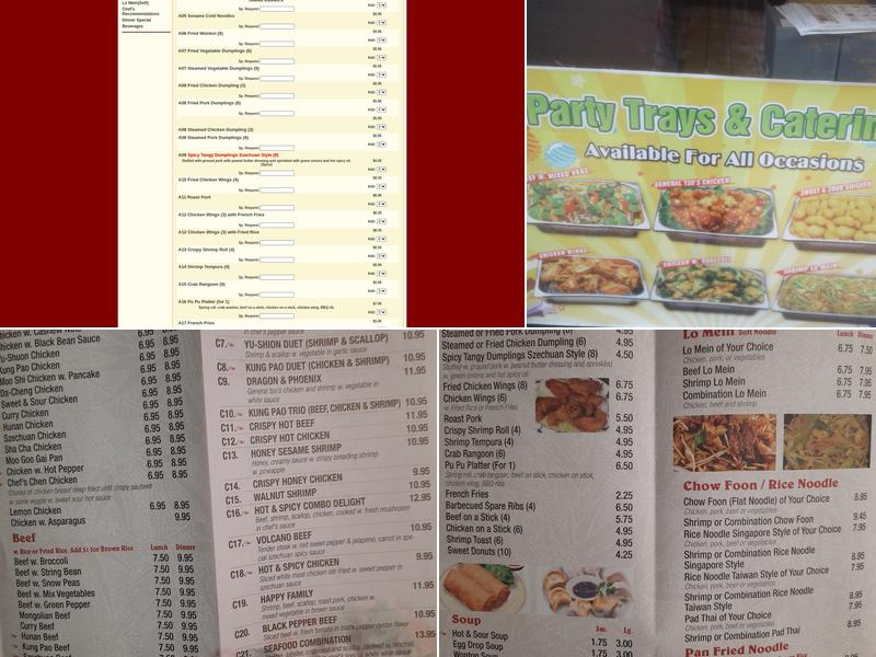Peking Express Menu