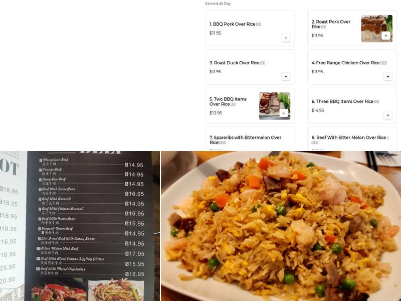 May May Hong Kong BBQ Menu