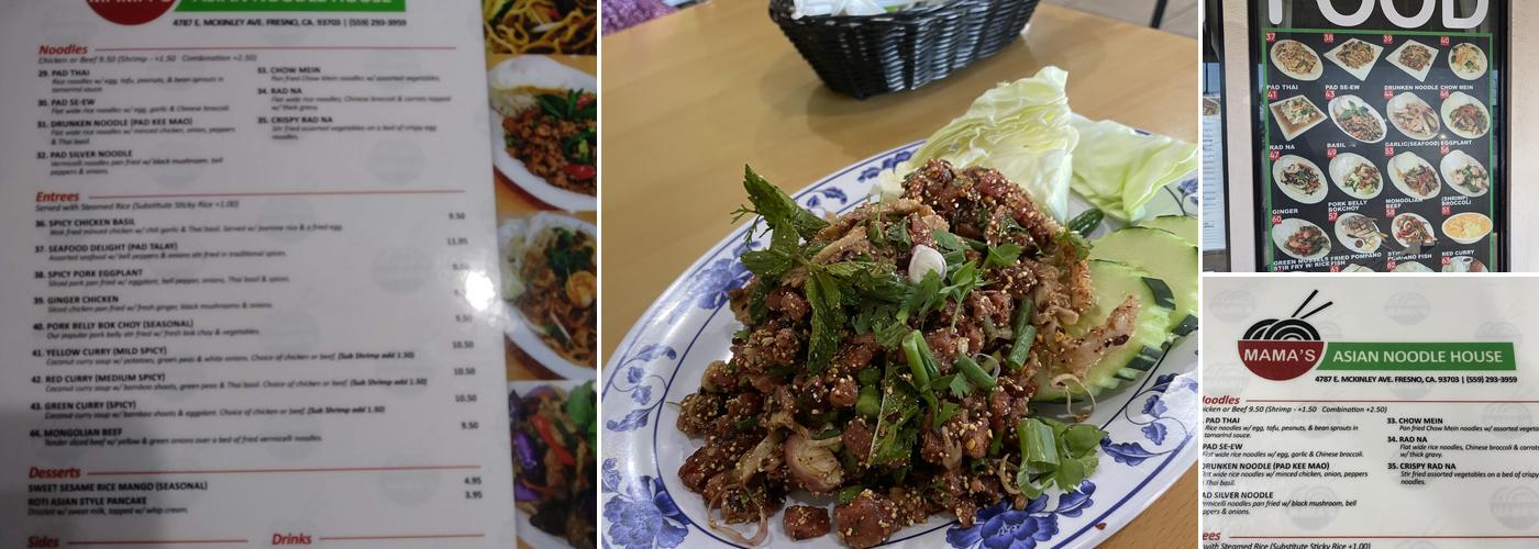 Mama’s Asian Noodle House Menu