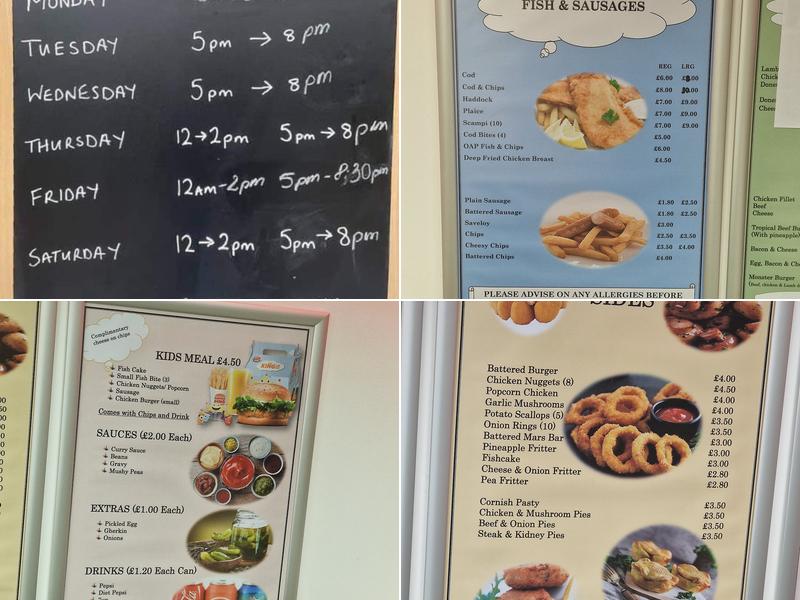 Fry Station Fish & Chips Menu
