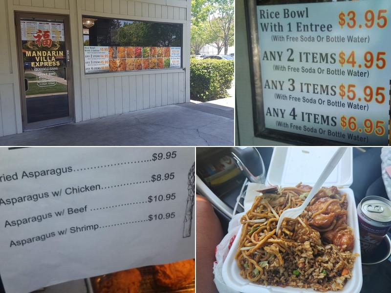 Mandarin Villa Express Menu