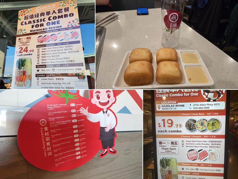 Haidilao Hot Pot Irvine Menu