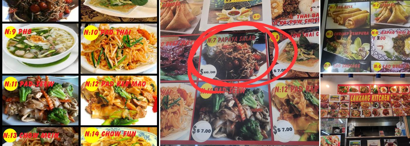 Lan Xang Kitchen Menu
