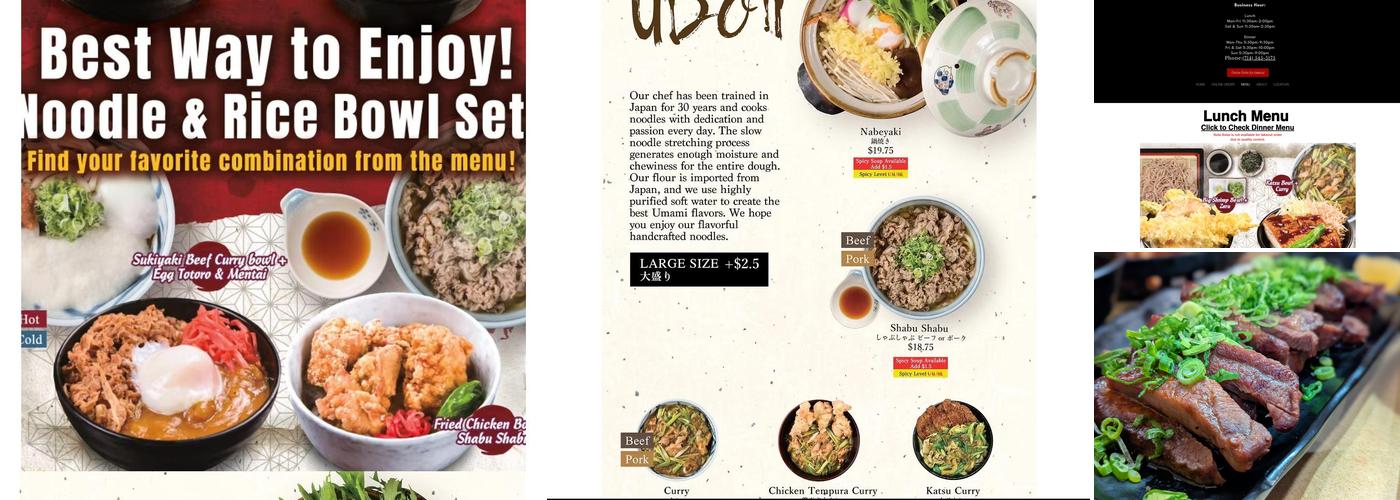 Meiji Seimen Costa Mesa Menu